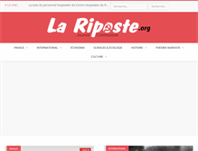 Tablet Screenshot of lariposte.org